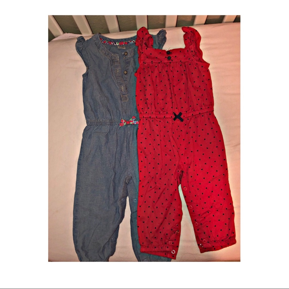 SET OF 2 CARTER’S ROMPERS